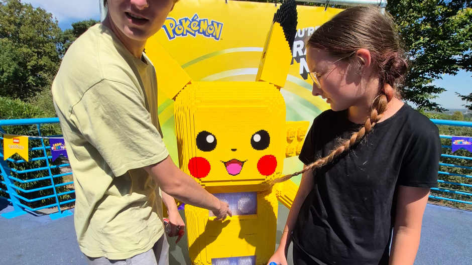 Massive lego pikachu
