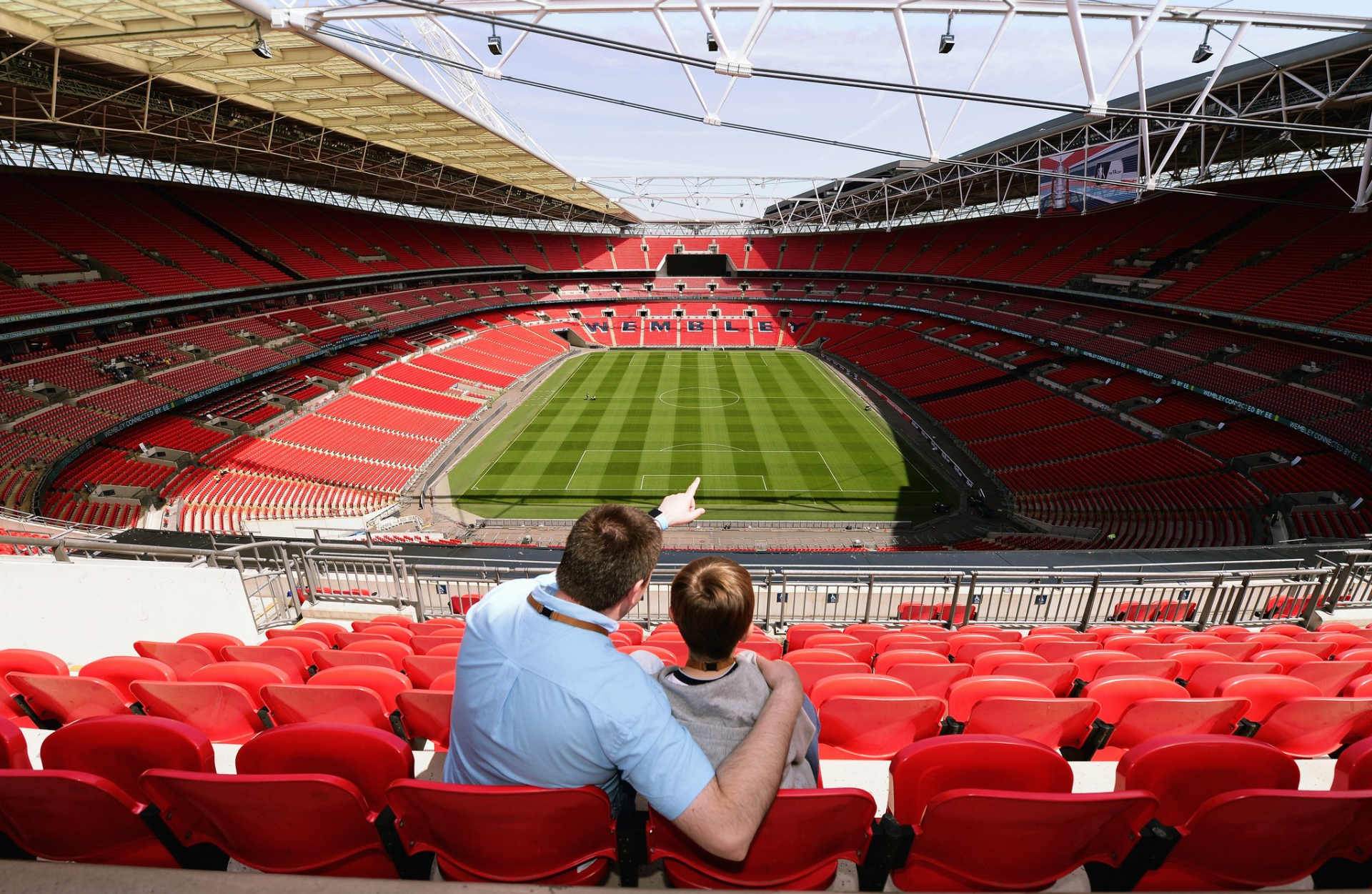 Inside Wembley Stadium