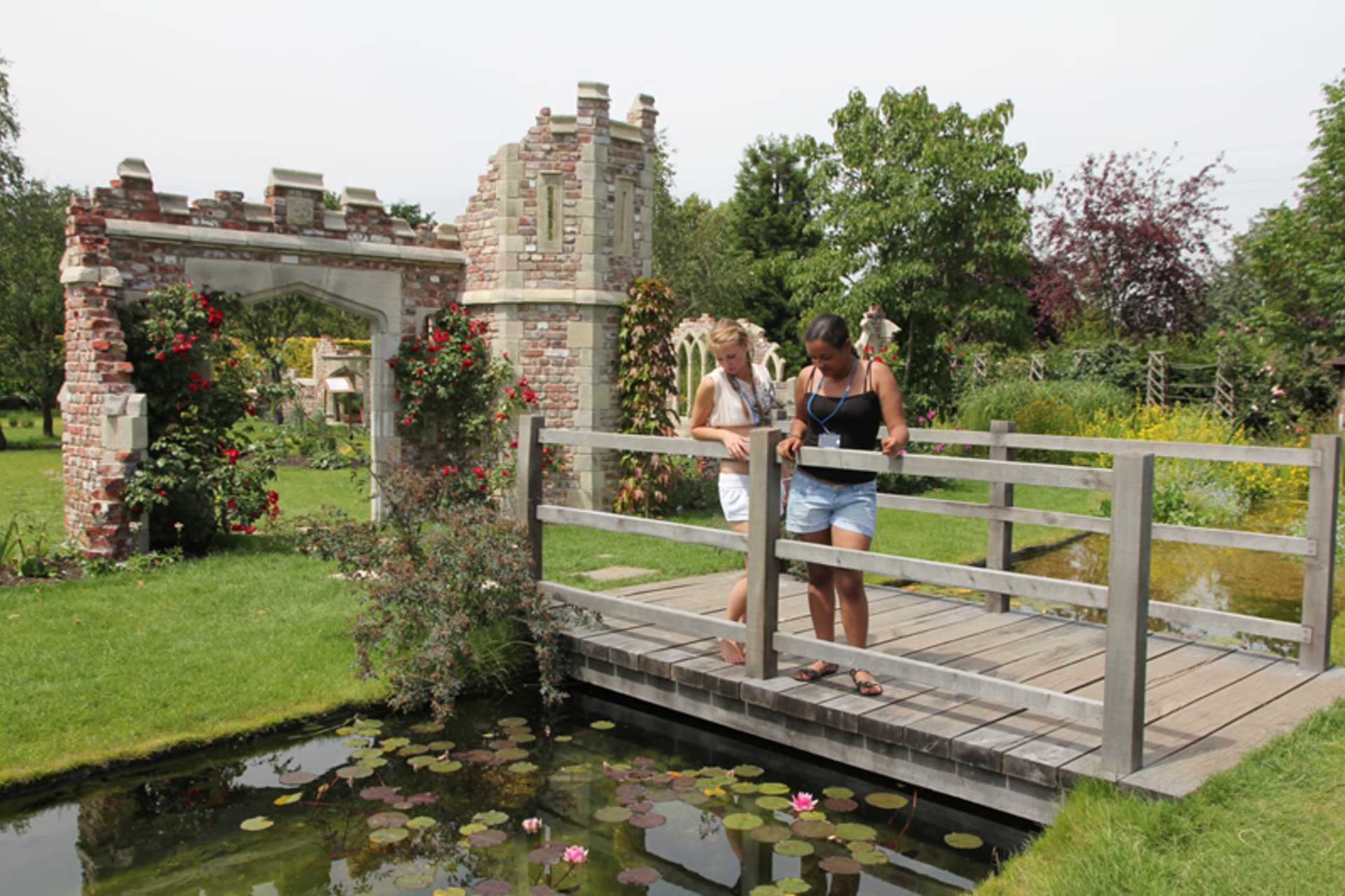 inside capel manor gardens