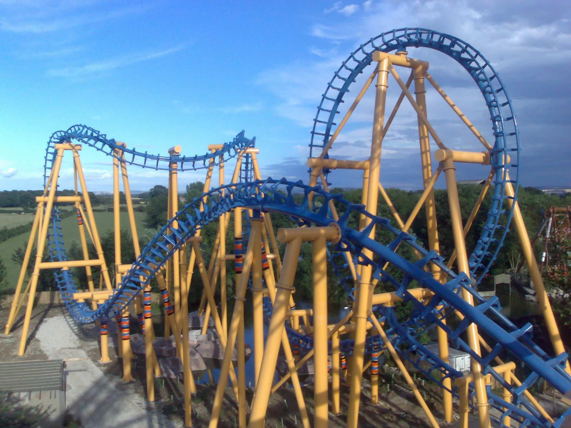 Rollercoaster at flamingo land
