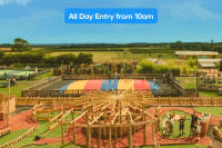 aerial view of national forest adventure farm