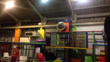 Indoor soft play frame at Once Upon A Playtime in Bridgend