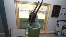 Weapon at Scalloway Museum in Shetland Isles