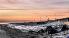 Sunset at Mablethorpe Beach