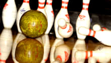 Bowling skittles at Strikers at Fraserburgh Leisure Centre