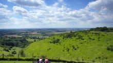 View from North Downs Way National Trail in Farnham