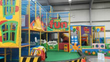 Indoor soft play frame at Our Funhouse in Middlesbrough