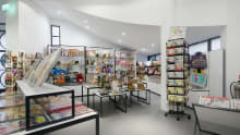 Gift shop at Museum of Brands in London