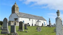 Outside view of Tarbat Discovery Centre in Tain