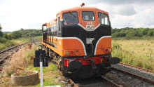 Train at Downpatrick and County Down Railway