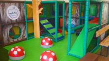 Soft play frame at Apple Tree Children's Cafe in London