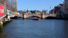 Boat at Liffy River Cruises in Dublin