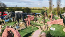 Golf course at Jurassic Cove Adventure Golf in Warrington