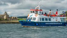Sight seeing boat at Maid of the Forth in Edinburgh