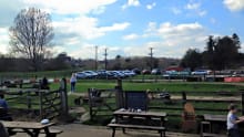 Picnic area and Go Kart at Big Sheep and Little Cow Farm in Bedale