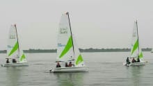 Kids sailing at Welton Waters Adventure Centre in Brough