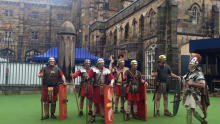 Guards at Lancaster Castle