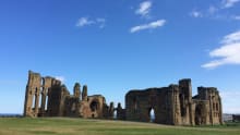 Outside view of Tynemouth Priory and Castle 