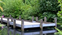 Dock at Etherow Country Park in Stockport
