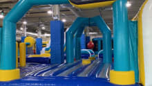 Inflatable park at Funzy in Bradford