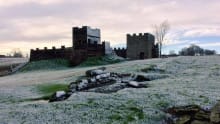 Outside view of Vindolanda in Hexham