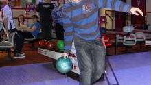People bowling at Glengormley Sports Bowl