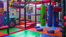 Soft play area at Spacebugs at Craigwoods in Livingston