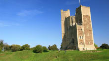 Outside view of Orford Castle in Woodbridge