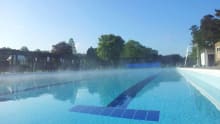 Outdoor swimming pool at Jubilee Park Woodhall Spa