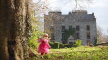 A girl at The Galgorm Castle Fairy Trail, Ballymena