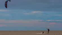 Mens kitesurfing at Push Kiting in Clacton On Sea