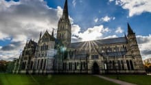 Outside view of Salisbury Cathedral