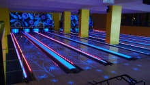 Bowling alleys during Halloween at Ozzell Bowl in St Austell