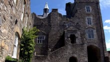 Outside view of great hall at Drimnagh Castle in Dublin