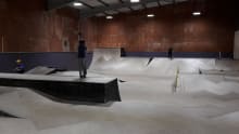 Ramps and banks at Air Skate Park in Cleveleys