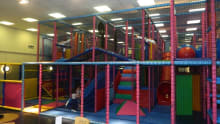 Indoor soft play frame at Play Planet Wallasey