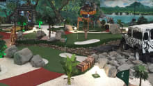 Mini golf course at Jungle Creek in Glasgow