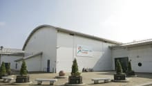 Outside view of Gorbals Swimming Pool in Glasgow