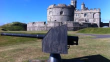 Outside view of Pendennis Castle in Falmouth