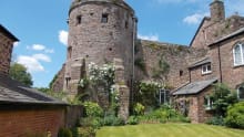 Outside view of Tiverton Castle