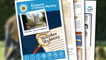 Map and booklet for The Rochester Mystery Trail