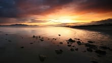 Sunset at Ardrossan Beach
