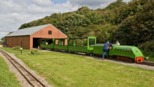 Miniature train at Saltburn Miniature Railway