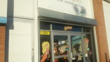 Entrance to Banana Beach Indoor Adventure Play in Ashington