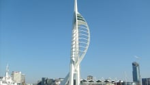 Emirates spinnaker tower on Curious About Portsmouth trail