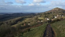 Walking path at Malvern Hills GeoCentre
