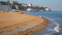 People on beach at Ramsgate Main Sands