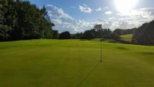 Golf hole at Heaton Park Golf Centre in Prestwich