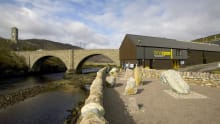 Outside view of Timespan in Helmsdale