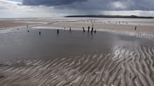 Low tide at Lunan Bay